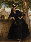 Famous Beauty Paintings - The Spanish Beauty with Fan